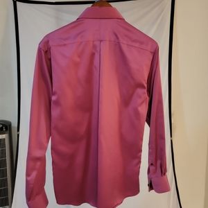 Murano long sleeve dress shirr